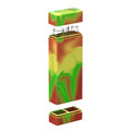 White Rhino Dual Original Silicone Container w Glass Straw & Chillum RASTA