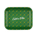 Vibes Catch A Vibe Rolling Large Tray Green Gold