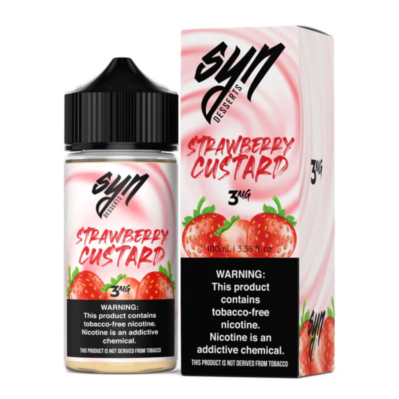 Syn Liquids Strawberry Custard 100ml E-Juice