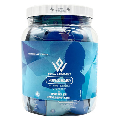 VVSex Gummies Jar 60CT Super Hard Male