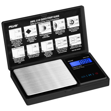 AWS 220G X 0.01G - BLACK