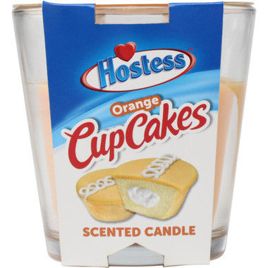Hostess Candle  3oz-Orange Cupcakes