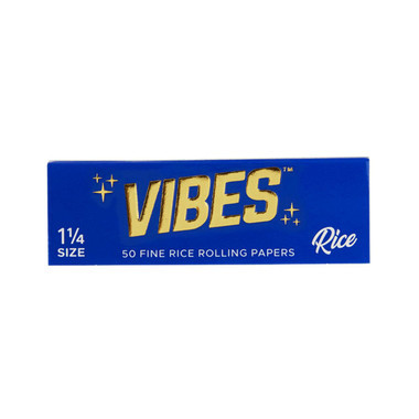 VIBES PAPERS 1-14 1PK-50CT RICE BLUE