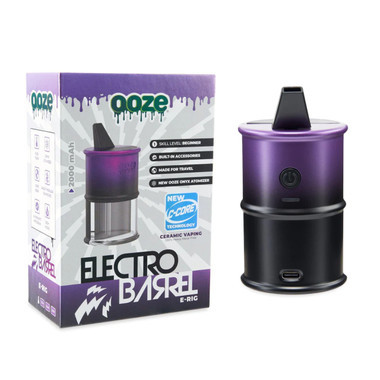 OOZE Electro Barrel E-Rig Galaxy Purple Wholesale | OOZE Wholesale