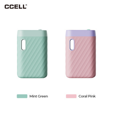 CCELL SandWave Battery Mint Green & Coral Pink Wholesale | CCELL Wholesale