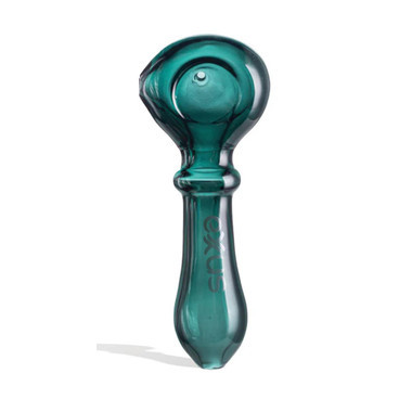 EXXUS WAND - GLASS - HAND PIPE CLEAR GREEN