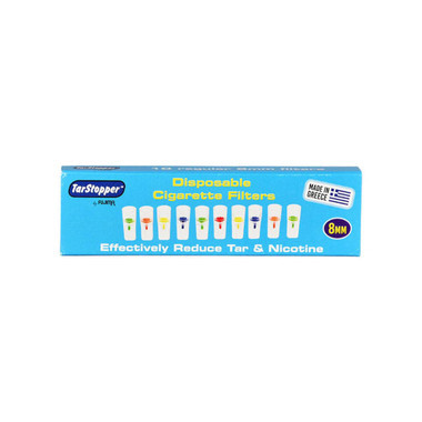 FUJIMA TAR STOPPER - 8MM MINI CIGARETTE FILTER - 1PK-10CT