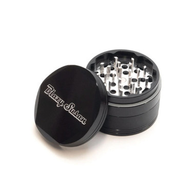 Blazy Susan 4 Piece Premium Grinder Black