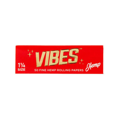 VIBES PAPERS 1-14 1PK-50CT HEMP RED