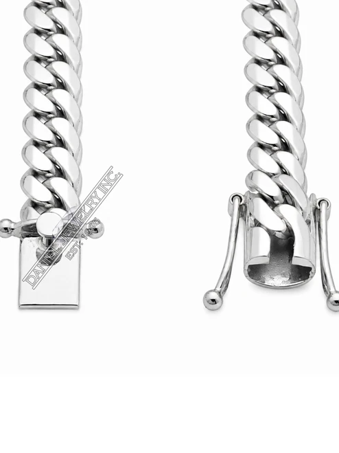 .925 silver Miami Cuban link bracelet