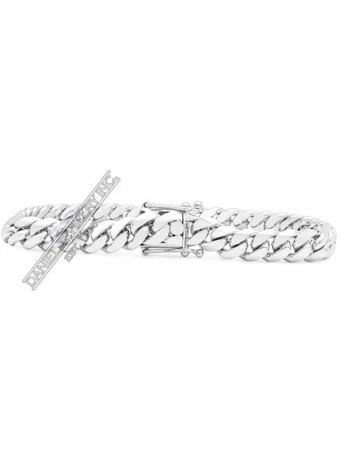 .925 silver Miami Cuban link bracelet