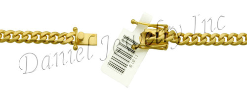 5mm Miami Cuban Link 10k Solid Chain