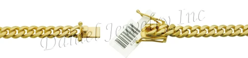 7mm Miami Cuban link chain, clasp
