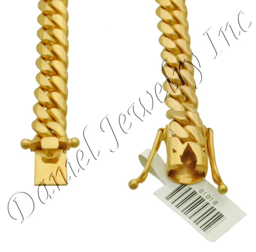 9mm Miami Cuban link bracelet, clasp