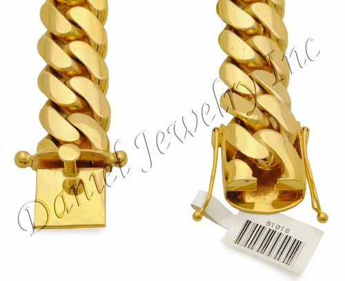 16mm Miami Cuban link bracelet, clasp