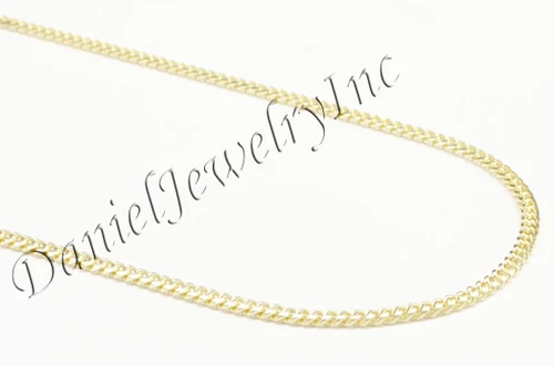 2mm Miami Cuban Link 14k Solid Chain