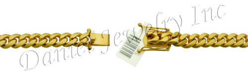 9mm Miami Cuban Link 10k Solid Chain