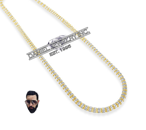 CubaKnow " Ice Twist" Chain 4.5mm 14k gold