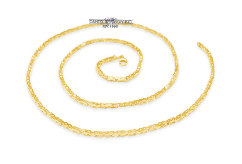 10k Yellow Gold Hermes Link Chain 2 mm – Avianne Jewelers