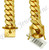 14mm Miami Cuban Link 18k Solid Bracelet