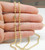 3mm Moon Bead Chain14k gold