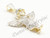 New Angel Ice Yellow Gold 1 1/4" White Diamond .70ct 14k Micro Pendant Mini Charm
