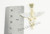 New Angel Semi Ice Yellow Gold 1 5/8" White Diamond .40ct 14k Small Pendant Mini Charm