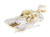 New Jesus Piece Head Face Yellow Gold 2 1/4" White Diamond .80ct 10k Custom Pendant