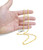 3mm Hermes Chain 14k gold