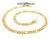 10mm Miami Figaro Cuban Link 10k Solid Chain