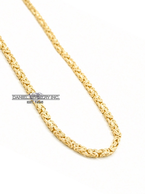 5mm Byzantine Chain 14k gold