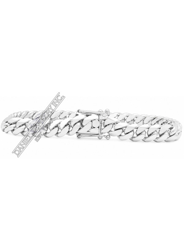 7mm Miami Cuban Link .925 Silver Bracelet