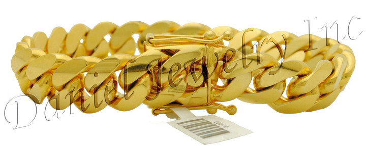 14mm Miami Cuban link bracelet