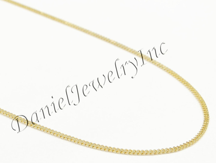 1.5mm Miami Cuban Link 14k solid Chain