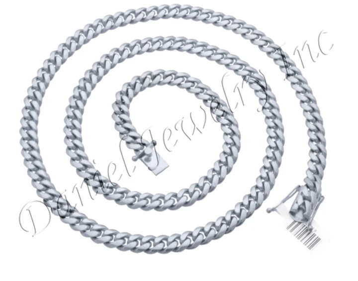 .925 silver Miami Cuban link chain