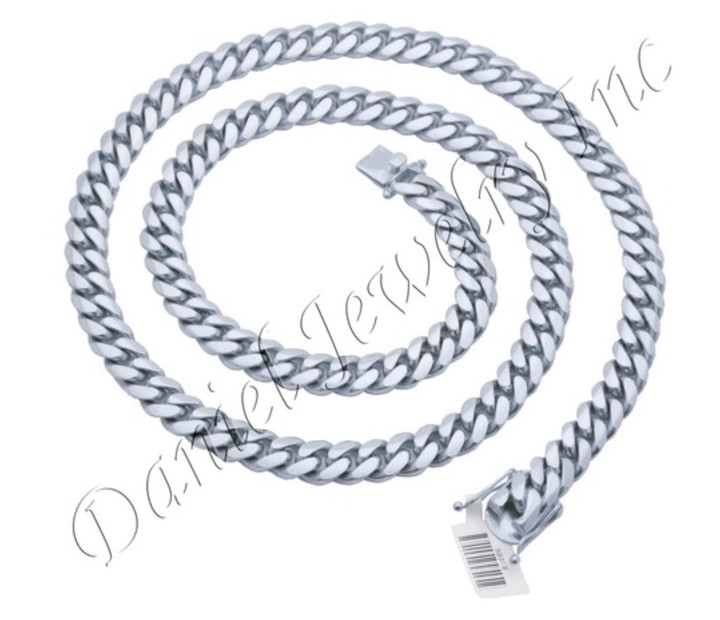 11mm Miami Cuban Link .925 Silver Chain