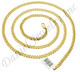 4mm Miami Cuban Link 10k Chain Solid Lobster Lock