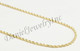 1.5mm Rope Solid Diamond Cut Chain 14k gold