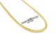 3mm Franco Solid Diamond Cut Chain  14k gold