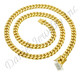 10mm Miami Cuban Link 22k Solid Chain