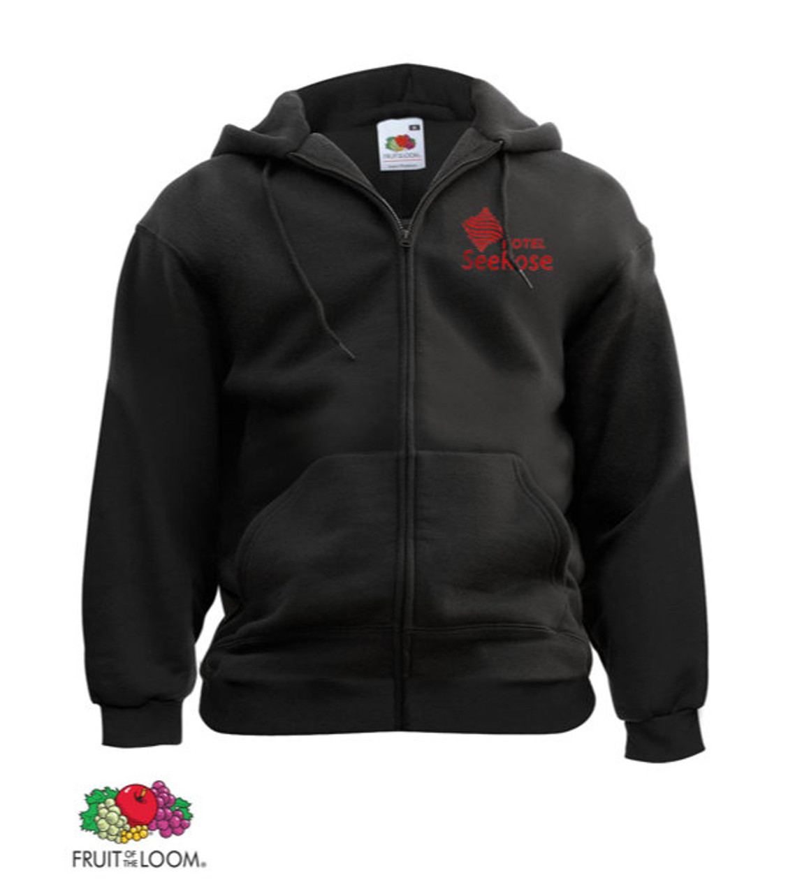 Fruit of the Loom Kapuzenjacke 280 g/m² - bestickt