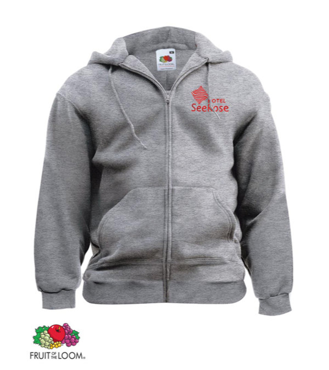 Fruit of the Loom Kapuzenjacke 280 g/m² - bestickt