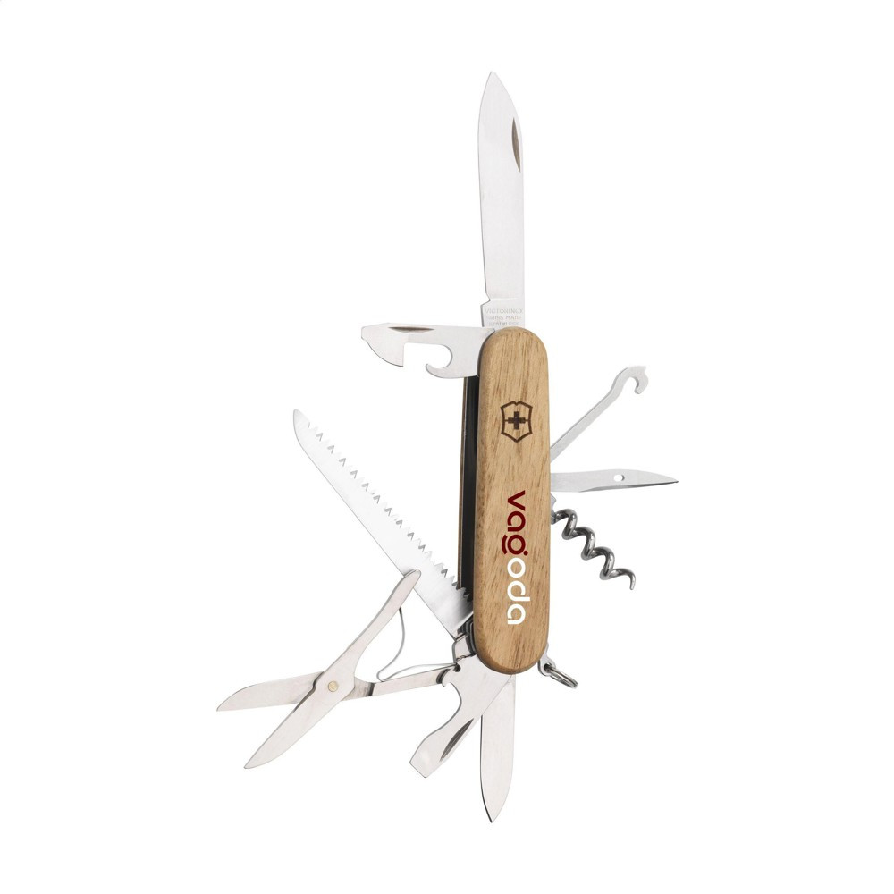 Couteau de poche Victorinox Huntsman Wood avec manche en bois