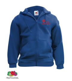 FRUIT OF THE LOOM Zip Hoodie Men 280 g/m² - Embroidered