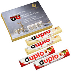 4er Advents- Duplo-Pack mit 2 x Duplo klassisch + 2 x Duplo weiß