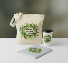 Eco Essentials Bundle  - Becher, Tasche, Notizbuch - Neutral