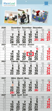 5-Monats-Wandkalender GIGA 3 Sprachen