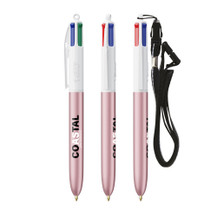 BIC® 4 Colours Glacé avec Lanyard