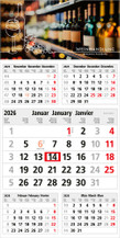5-Month Calendar Commerce 5 Post Bestseller (Single Sheet)