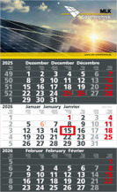3-Month Calendar Solid 3 Bestseller (Single Sheet) 3-Month Calendar Solid 3 Bestseller (Single Sheet)